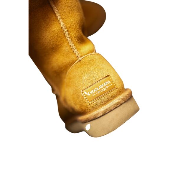 Koolaburra by UGG Classic Short Chestnut Suede Shearling Boots Women’s Size 5 - Picture 4 of 7